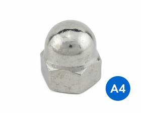 METRIC DOME NUTS STAINLESS GRADE A4/316 DIN 1587