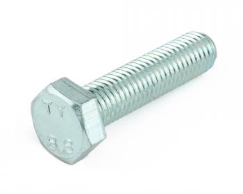 Hex Set Grd 8.8 Zinc M24 x 60 Din 933 36.00mm a/f