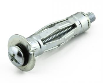 HOLLOW WALL ANCHOR M4X45?Â??WALL THICKNESS 8-13MM?Â??MAX FIXING THICKNESS 15MM?Â??HOLE DIAMETER 7MM