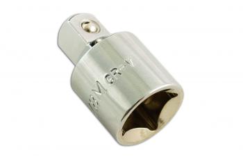 SOCKET ADAPTOR 1/2" TO 3/8"?Â??LASER 2522