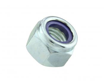 M8 Nylon Insert Nut Type 'P' Zinc DIN 982  