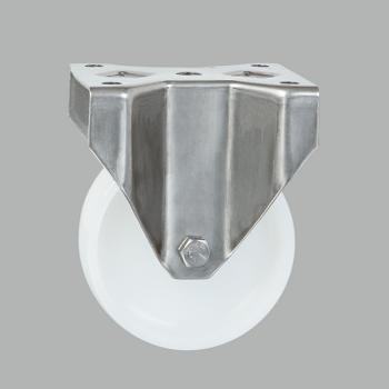 125MM ST/ST PLATE FIXED NYLONÃÂÃÂ¶TYRE CASTORÃÂÃÂ¶MEDIUM DUTYÃÂÃÂ¶PT NO RT5DSSFPNY