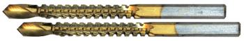 T3193T 2X 'TIN' DRILL SAW 6MM??TITANIUM NITRIDE COATED HSS??CARDED