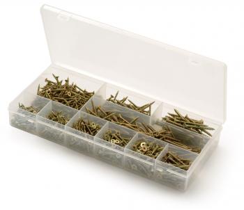 870 Piece CSK CRS Woodscrew Kit Zinc No6, No8 & No10