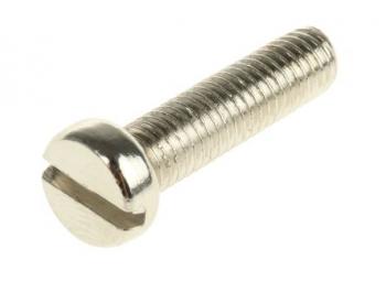 CH HD SLOT BRASS NKL M2.5X10??NICKEL PLATED??DIN 84