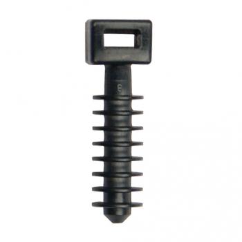 MASONRY CABLE TIE MOUNT 6MM?Â??6MM HOLE DIAMETER?Â??MAX CABLE TIE WIDTH 9.0MM?Â??PACK/100