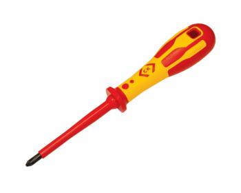 DEXTRO VDE PHILLIPS PH1X80MM?ÃÂ??CK SCREWDRIVER?ÃÂ??T49142-1?ÃÂ??VDE0682/201 & IEC 60900:2004