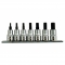 LASER HEX BIT SET 3/8" DRIVE?Â??3MM-10MM 7 BITS ON RAIL?Â??LASER 1791