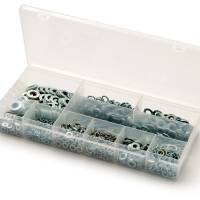1525 Piece Flat & Spring Washer Kit M5 M6 M8 M10 & M12 Zinc Plated