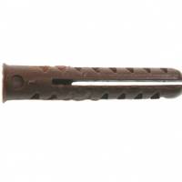 PLASTIC PLUG BROWN 10-14G?ÃÂ?ÃÂ????DRILL SIZE 7.00MM?ÃÂ?ÃÂ?????ÃÂ?ÃÂ????