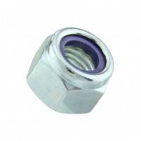 M5 Nylon Insert Nut Type 'P' Zinc DIN 982  
