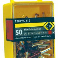 T3819A-515 ALU RIVET 4.0X12MM?Â??50 RIVETS 5/32 X 1/2"