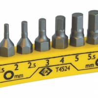 CK BIT SET HEXAGON T4524?Â??8 PIECE SET