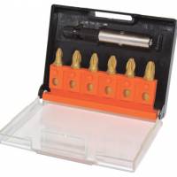 T4569TINC 6PC PZD/SDV BIT SET?Â??6 BITS + BIT HOLDER = 7 PIECES