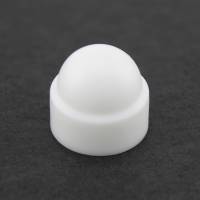 White Bolt & Nut Cover Cap M6 To Suit 10mm a/f Hex