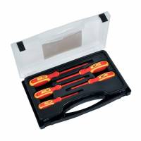 AVIT INSULATED SCREWDRIVER SETÃÂÃÂ¶3 SLOTTED & 2 PZD SET OF 5ÃÂÃÂ¶AV05050