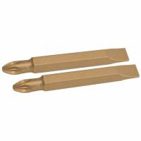 CK DRIVER BIT PZ1/SLOT PKT 2?Â??TIN COATED?Â??T4579TIN-1T