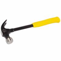 CK HI-VIZ CLAW HAMMER 8oz?Â??FORGED STEEL HEAD COMFORT GRIP?Â??YELLOW HANDLE T4229 08