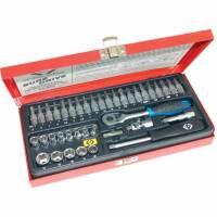 CK SOCKET SET 1/4" DRIVE ?Â??METRIC 39 PIECE?Â??T4655