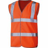 HI-VIS ORANGE WAISTCOAT LARGE??EN ISO 20471:2013 CE MARKED