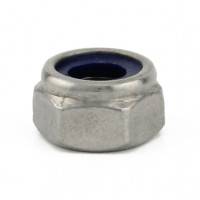 M4 Nylon Insert Nut A2 Stainless Steel DIN 985  