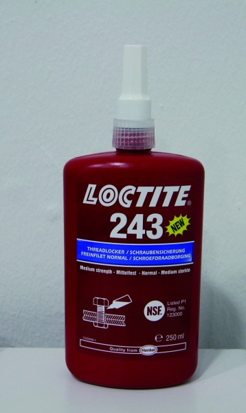 Loctite 243 Medium Strength 250ml Oil Tolerant