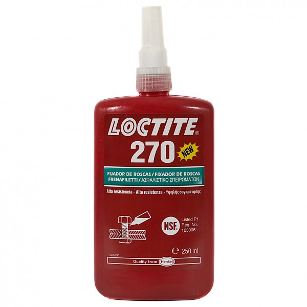 Loctite 270 Stud Lock 250ml High Temperature