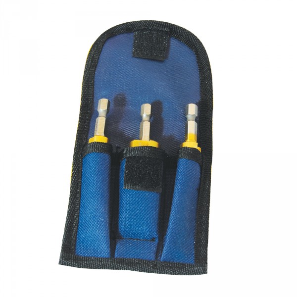 SILV 3PC HSS STEP DRILL SET??TITANIUM COATED??PT NO H151206