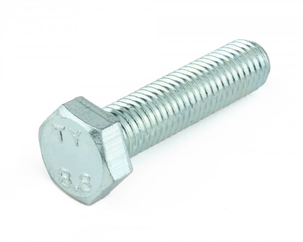 Hex Set Grd 8.8 Zinc M24 x 60 Din 933 36.00mm a/f
