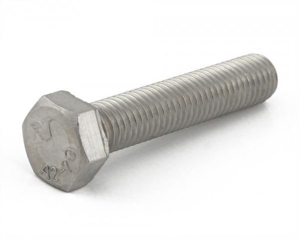 M4 x 25 Hex Set A2 Stainless Steel Din 933