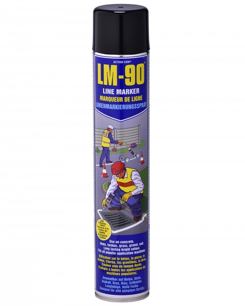 LM-90 BLACK LINE MARKER PAINT?Â??750ML SPRAY AEROSOL