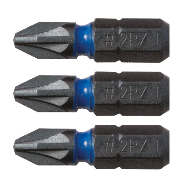 T4560-PZ2D BIT 25MM PZ2 PKT 3